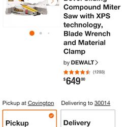 DeWalt Miter Saw