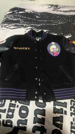 Beetlejuice Varsity Bomber Jacket