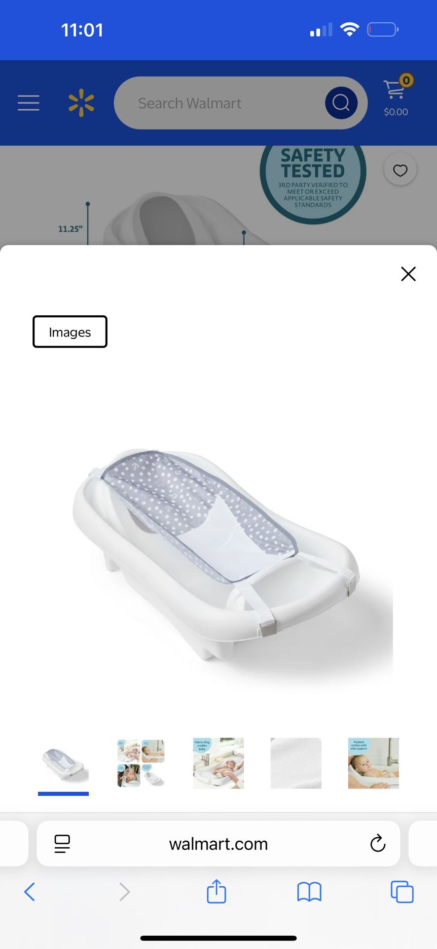 The First Years Sure Comfort Newborn to Toddler Tub, White