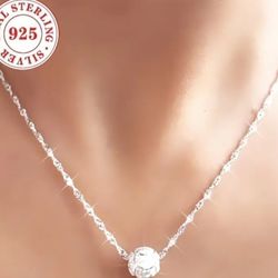 Sterling Silver Sphere Pendant