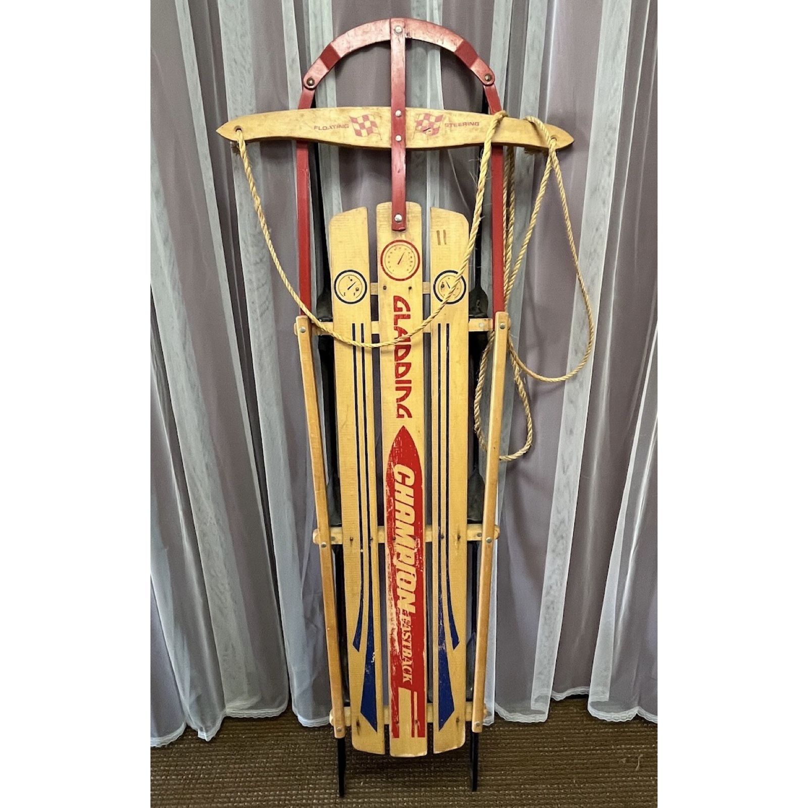 Vintage Gladding Champion Fastback Sled