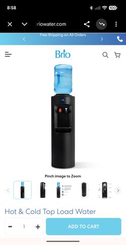 Brio Hot & Cold Top Load Water Cooler
