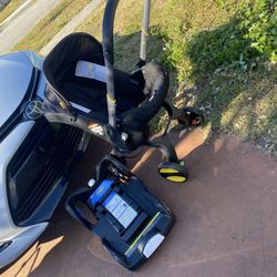 Doona Car Seat & Stroller, Nitro Black - All-in-One Travel System