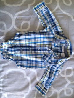 Newborn Plaid Shirt