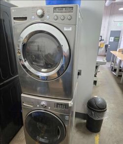 3 LG Front-Load Washer and Dryer Set