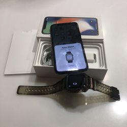 Unlocked iPhone X 64 GB- Grey Plus An  Apple Watch. Bundle Deals Only