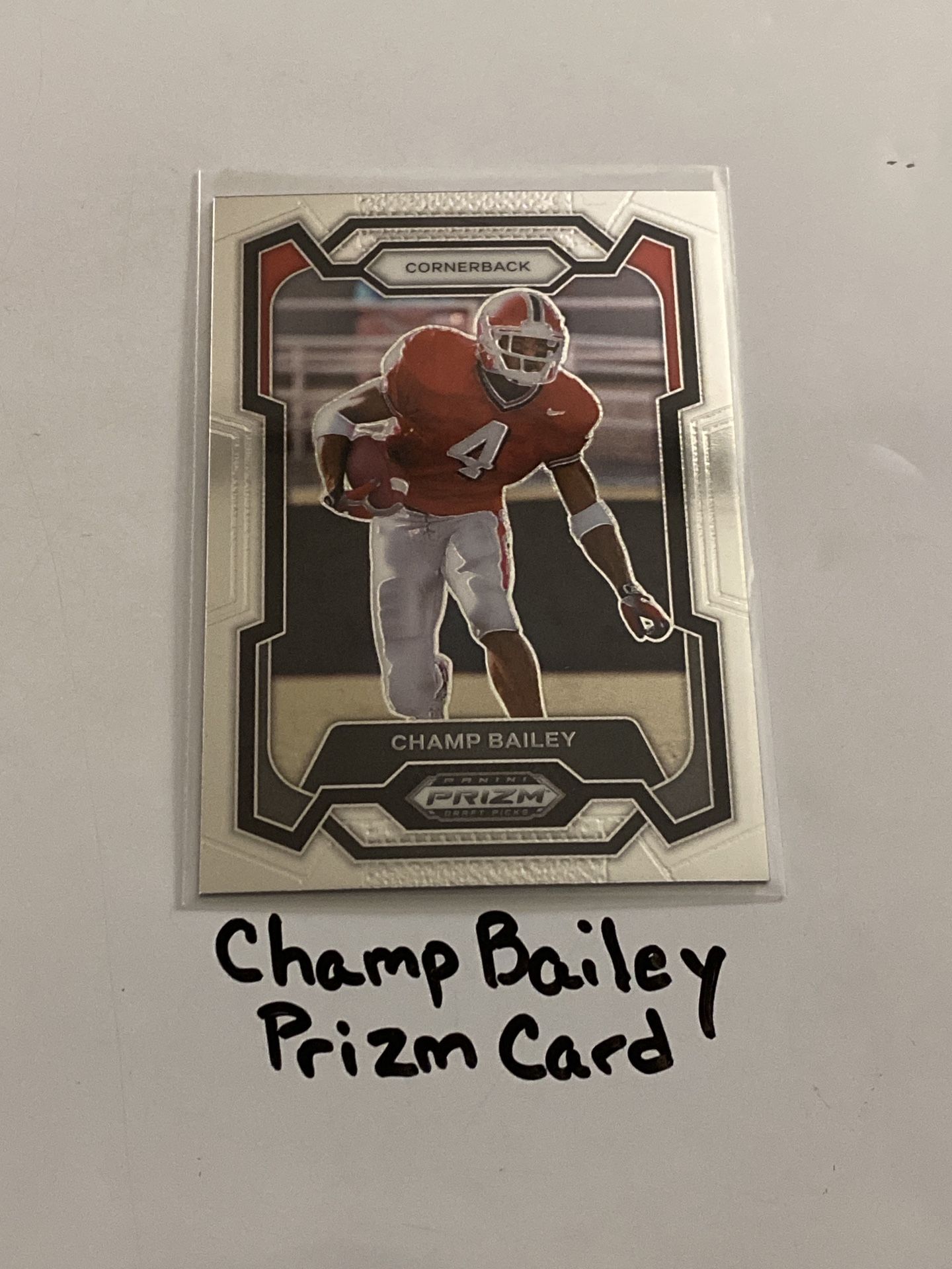 Champ Bailey Denver Broncos Hall of Fame CB Prizm Card. 