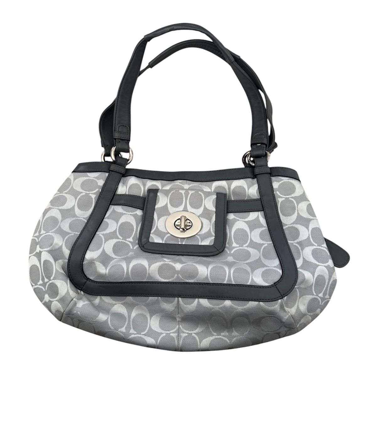 Coach signature deluxe bag tote purse, F14934 gray