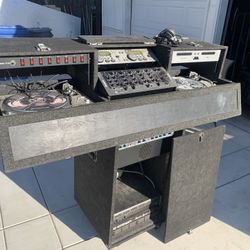 DJ Coffin and Stand/Rack