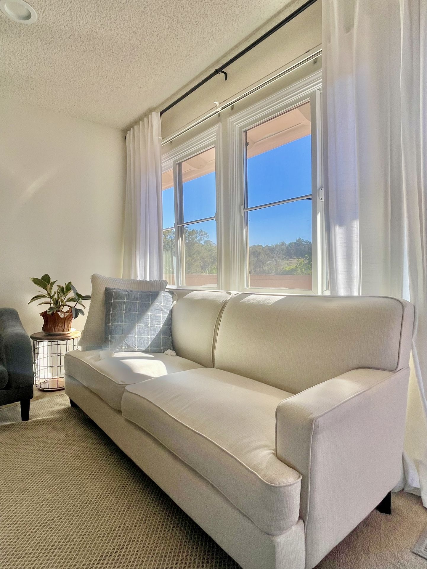 Moving Sale! White Couch 