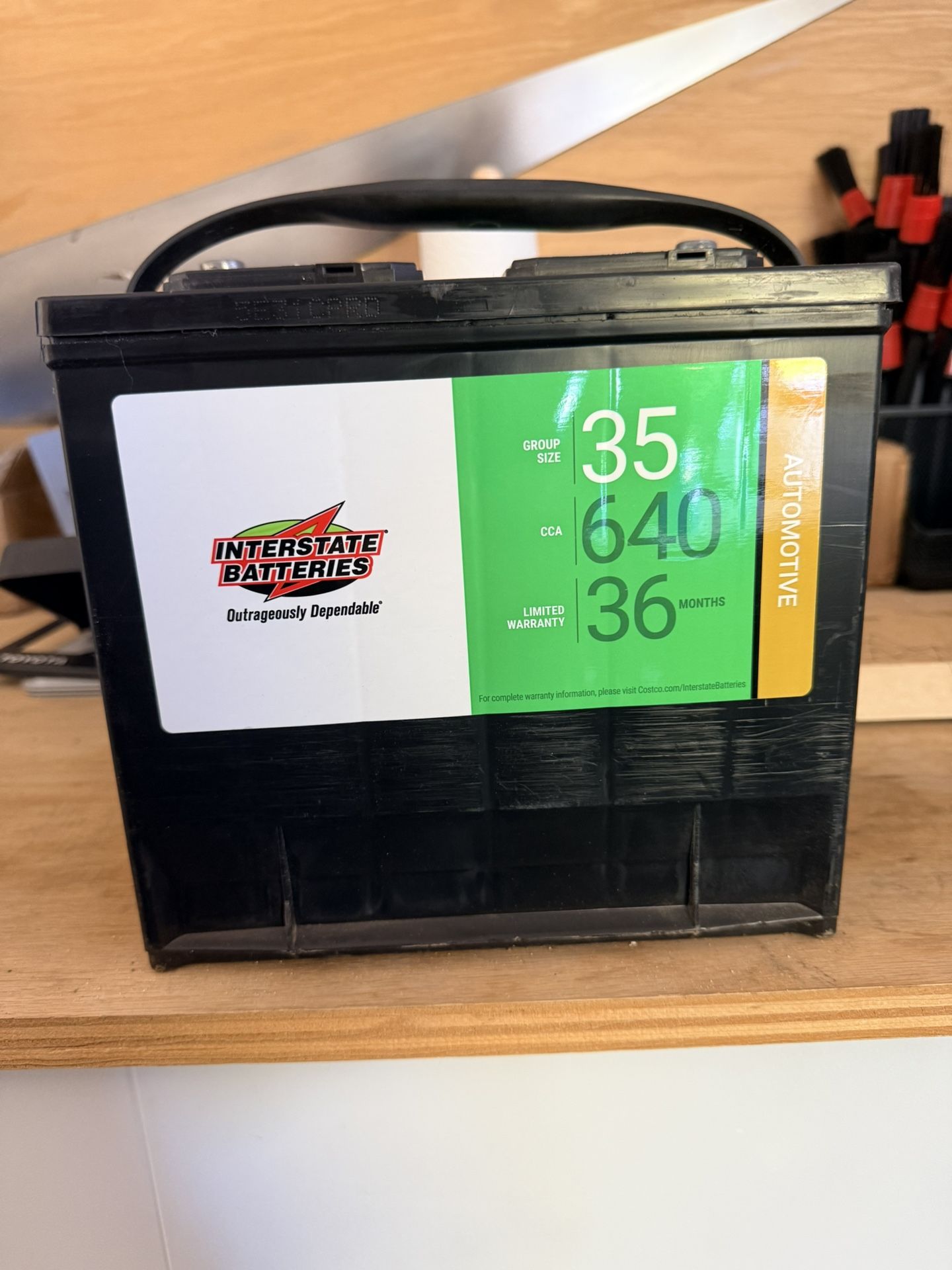 Interstate Car Battery Group Size 35