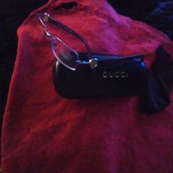 Purple With Stainless Steel Gucci Prescription Glasses