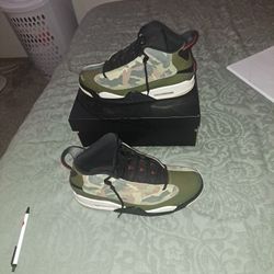 Jordan Dub Zero Camo Olive 