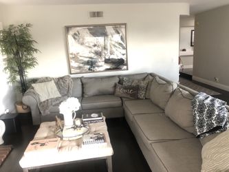 Sofa/Couch with Ottoman