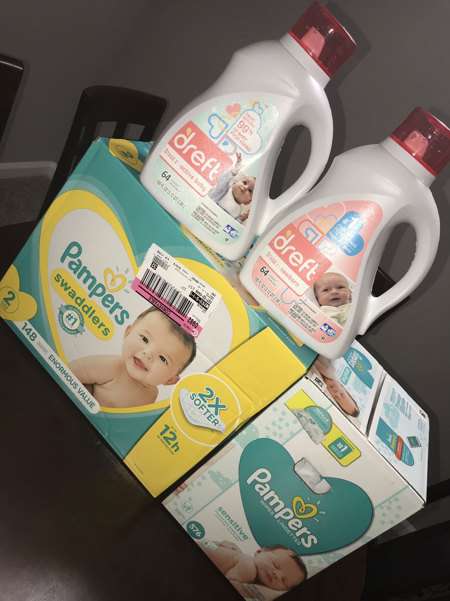 Pampers and Dreft Baby Products