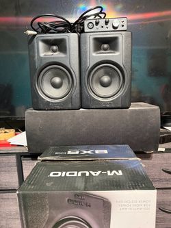 Home Studio Bundle: M-Audio BX5 D3 Monitors + Focusrite Scarlett Solo 🎧