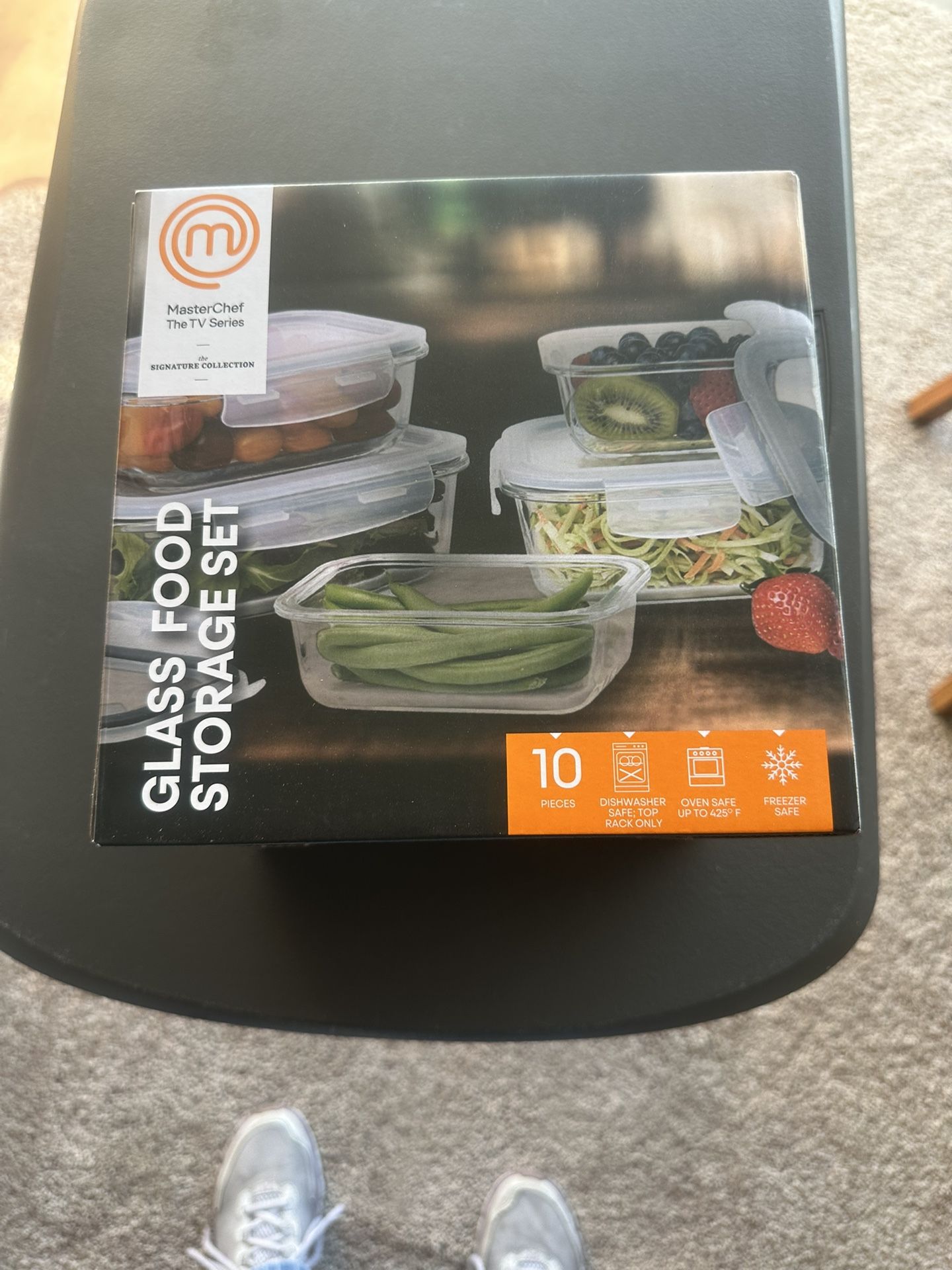 Master Chef Glass Food Storage Set 10 Piece