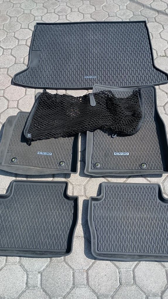 Mazda CX30 All Weather Rubber Floor Mats (4) - Original