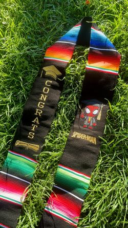 Spiderman Congrats! Graduation Sarape stole. Class of 2026 