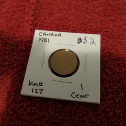 1981 CANADA 1 CENT