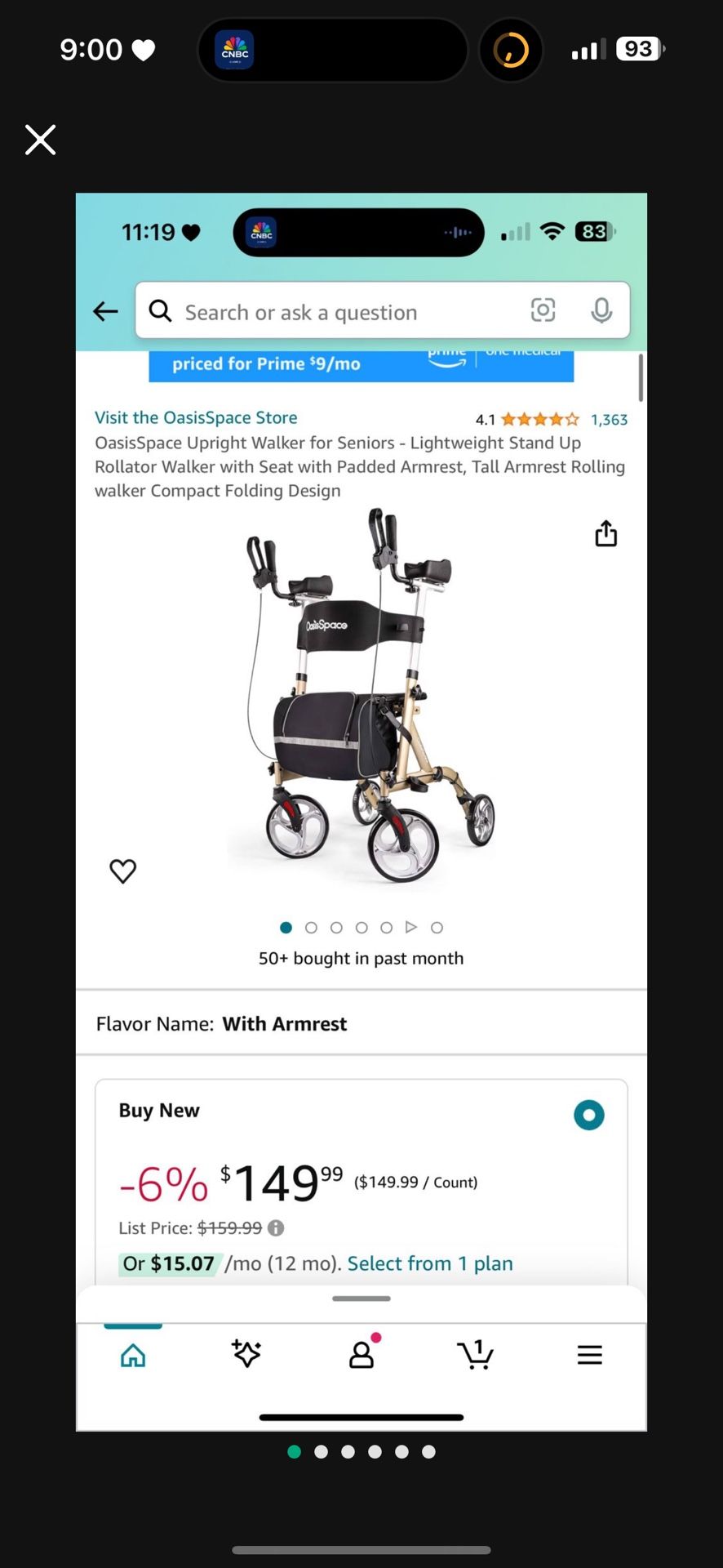 Rollator Walker - New In Box 