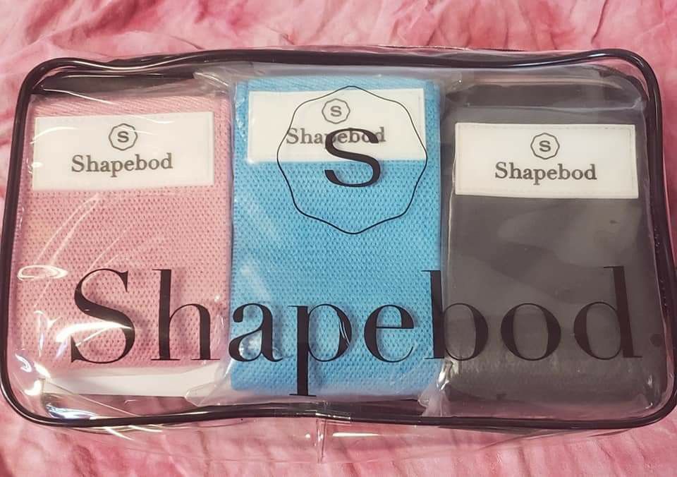 Booty bands set of 3 nonslip fabric resistance band