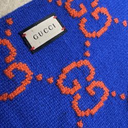 Gucci Blue Scarf New with receipt from 2021