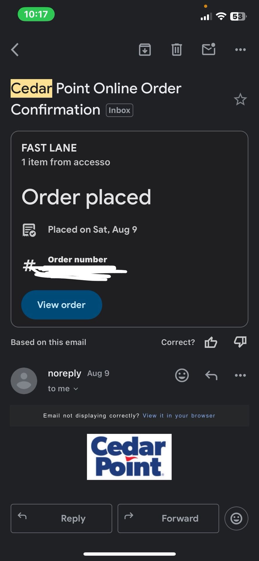 7 FAST LANE CEDAR POINT TICKETS