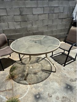 Patio table