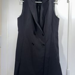 Zara Black Dress Size Medium 