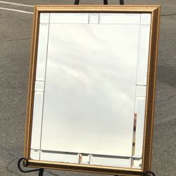 Mid Century- Framed Mirror