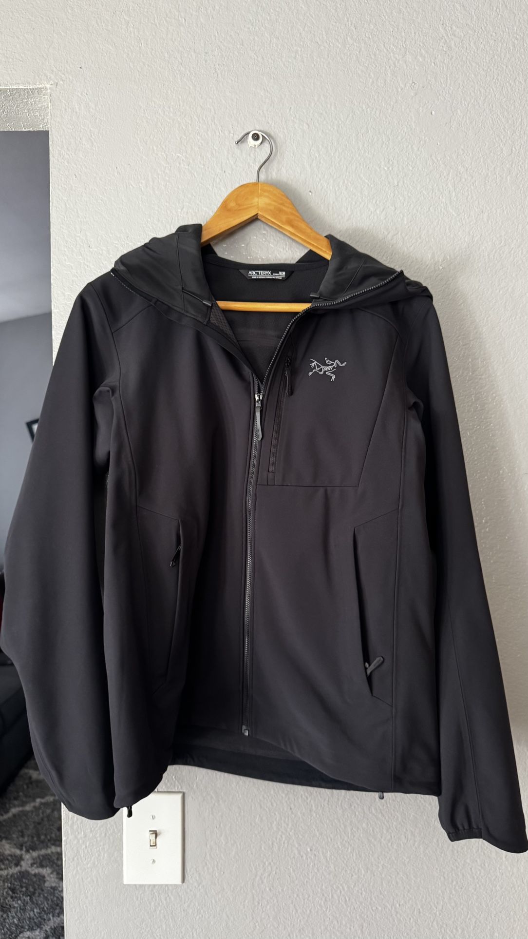 Women’s black Arcteryx Gamma MX hoody Medium