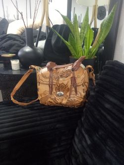 Brand New Saddle Leather Purse