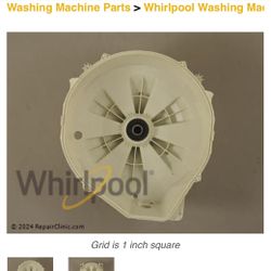 W10772618- Genuine OEM rear drum