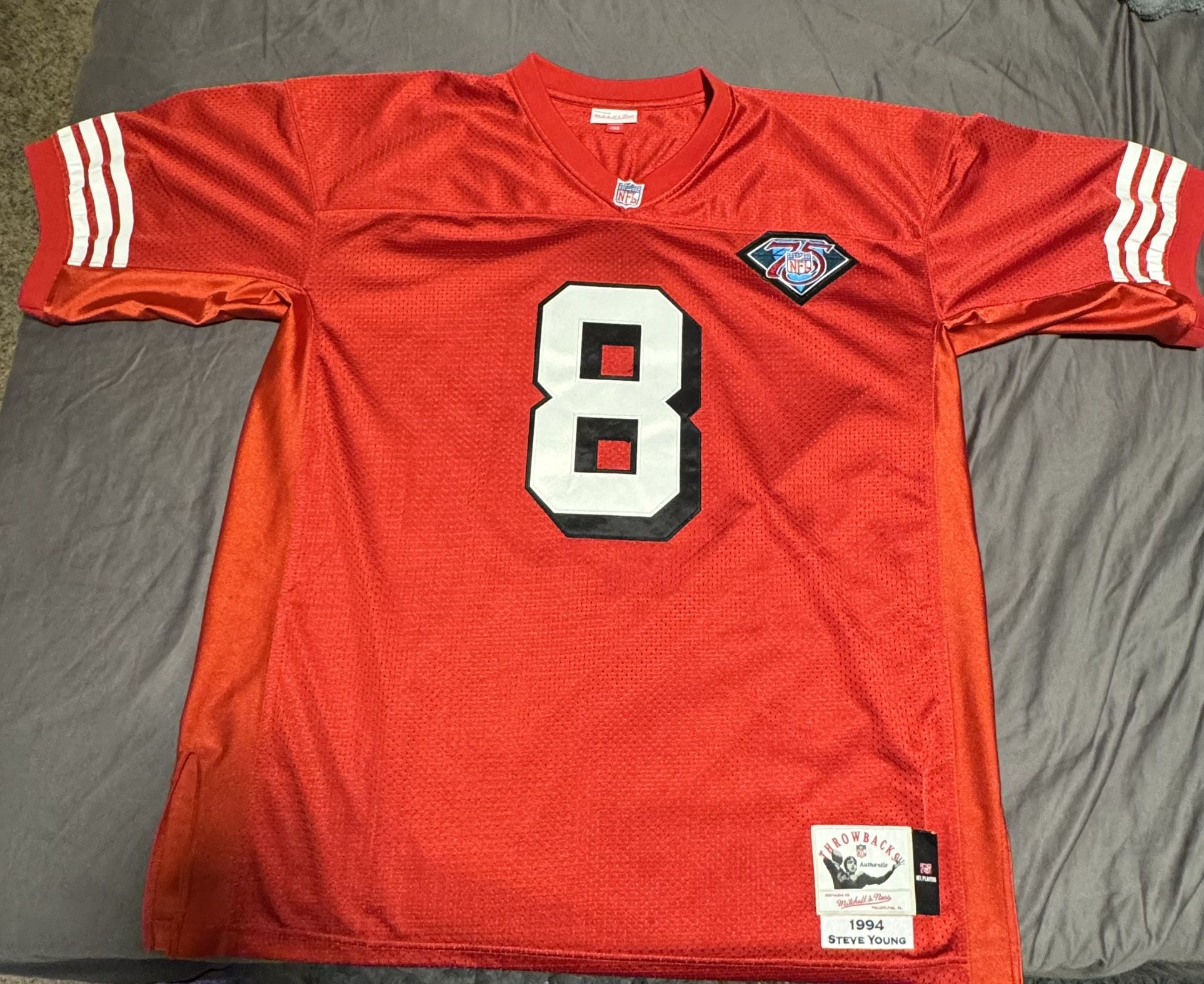 Mitchell & Ness 1994 San Francisco 49ers Steve Young Authentic Jersey Size 52 XXL