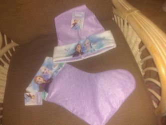Frozen christmas calsetin y gorra