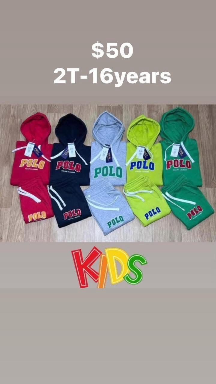 Kids Polo Jogger Sets