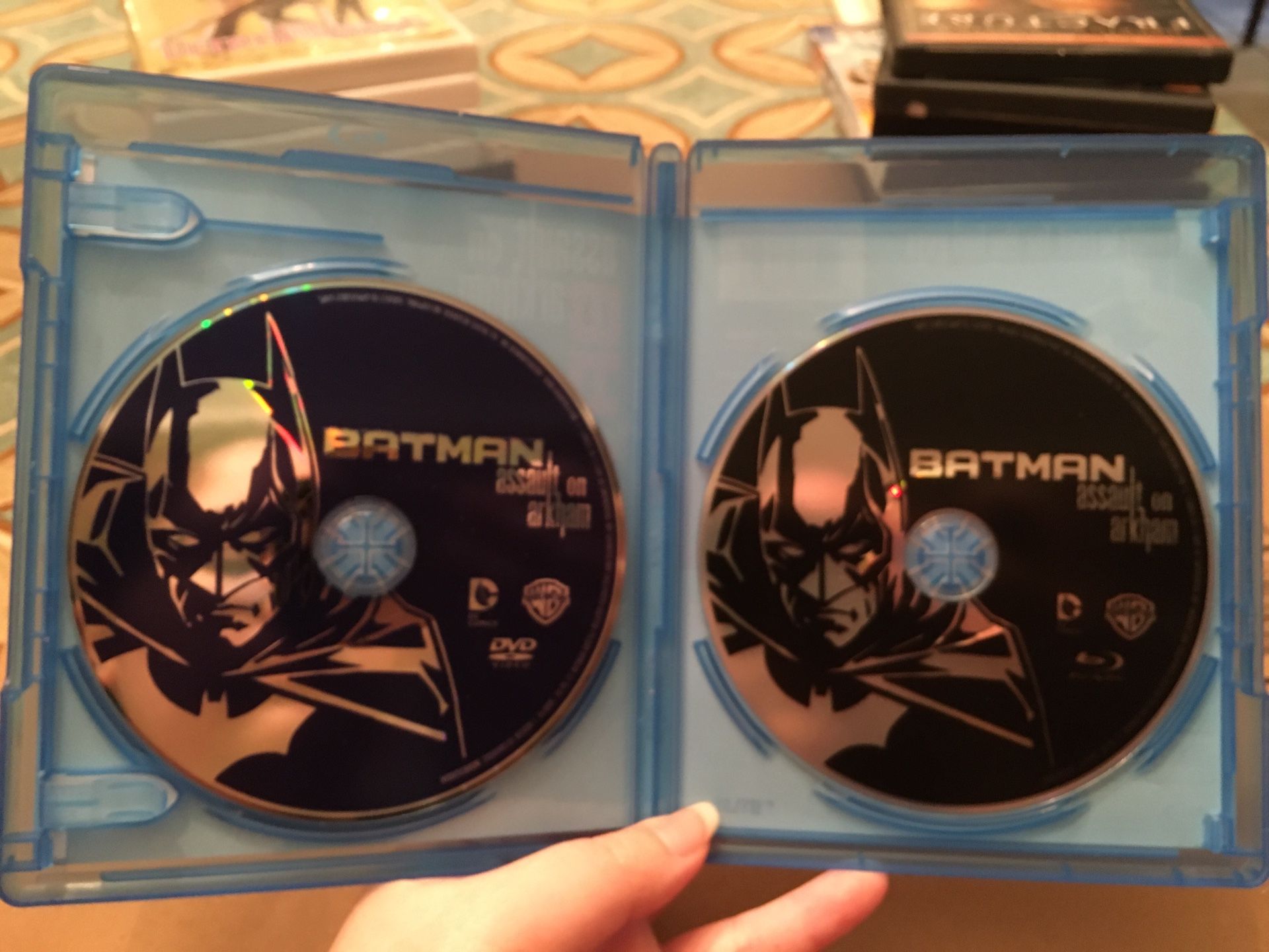 Batman: Assault on Arkham Blue Ray & DVD animated movie