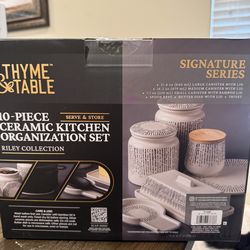 10 piece Ceramic Kitchen Organization set
