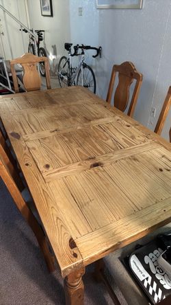 High end solid wood table