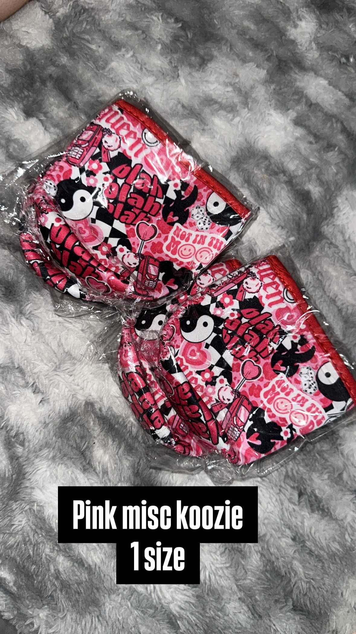 Pink Koozies Read Info