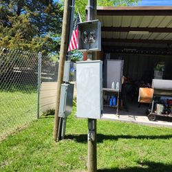 Electrical Meter With Emergency Box 