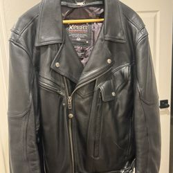 Xl Xpert 100% Premium Leather Motorcycle Jacket 