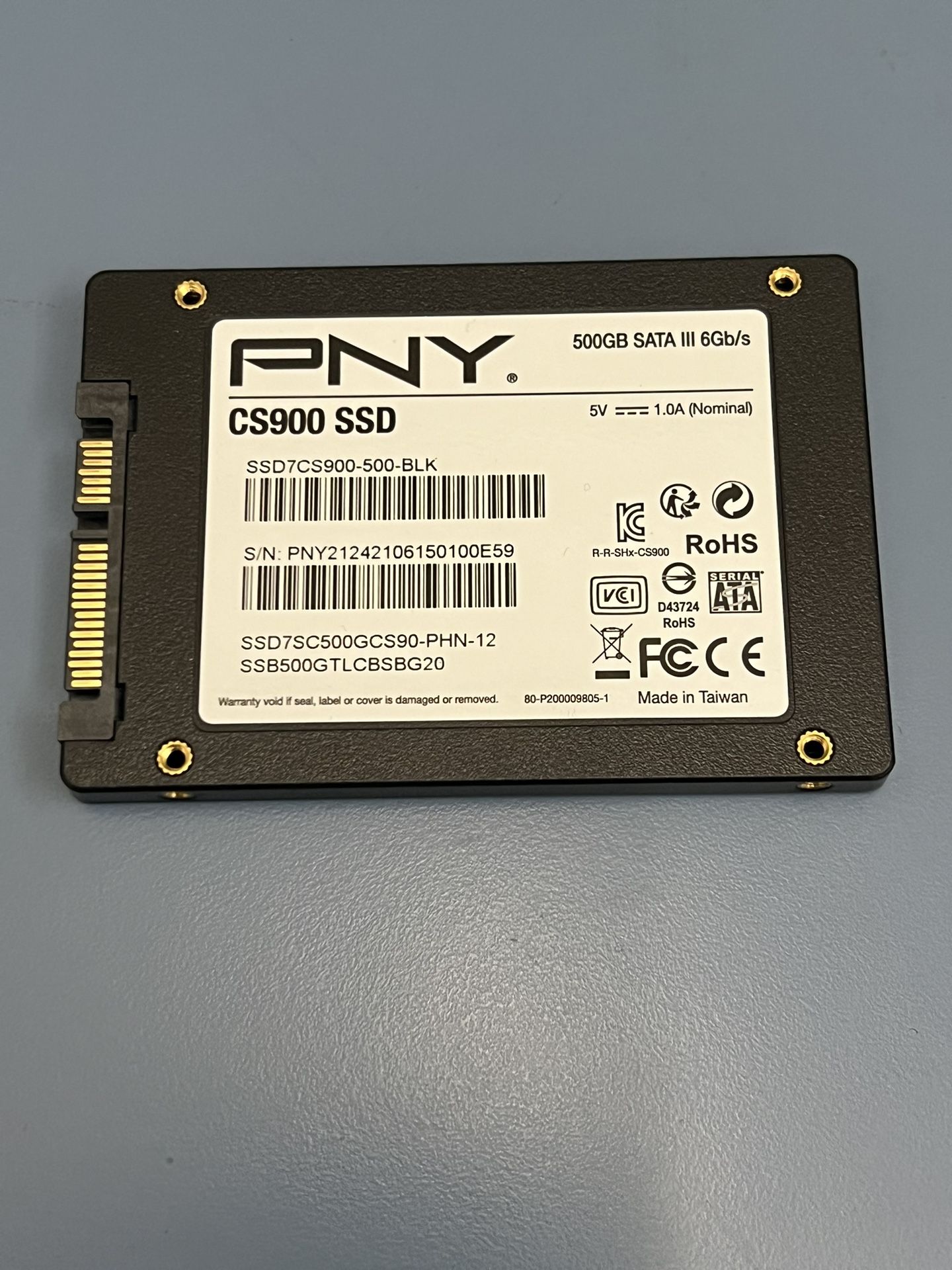 500gb PNY SSD