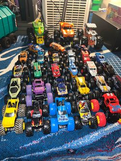 Hot Wheels Monster Truck Toy Collection Lot