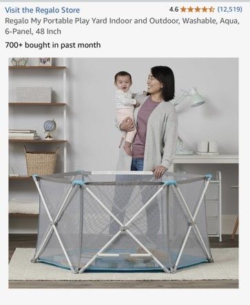 Portable Play Yard InDoor/Outdoor