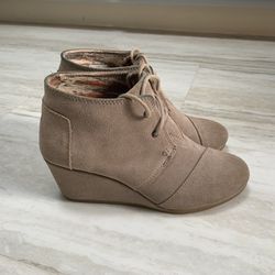 Toms Wedge Ankle Boots