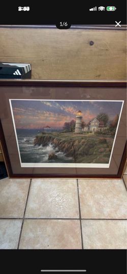Thomas Kincaid Victorian lighthouse photo