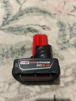 Milwakee M12 6.0 battery