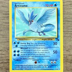 1999 Pokémon TCG Articuno Fossil 17/62 Unlimited Rare Non Holo